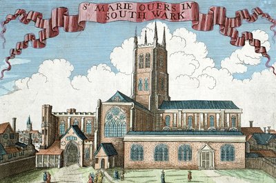 Saint Marie Overie à Southwark, de 